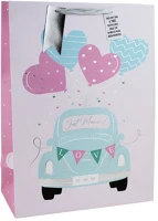 Clairefontaine 29847-1WCC Dísztasak /eurowrap, 33x45,5 cm just married kép