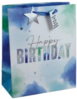 Clairefontaine 30519-2C Dísztasak /eurowrap 26,5x33 cm kraft, kék hbd kép