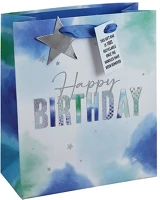 Clairefontaine 30519-3C Dísztasak /eurowrap 21,5x25,3 cm kraft, kék hbd kép