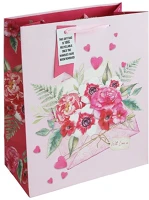 Clairefontaine 32037-2C Dísztasak /eurowrap 26,5x33 cm love letter kép