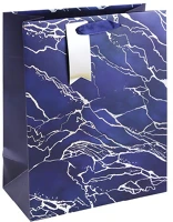 Clairefontaine 33553-2C Dísztasak /eurowrap 26,5x33 cm kék márvány kép