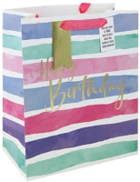 Clairefontaine 33961-2C Dísztasak /eurowrap 26,5x33 cm csíkos hbd női kép