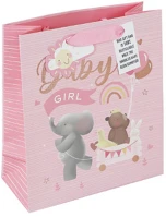 Clairefontaine 33979-3C Dísztasak /eurowrap 21,5x25,3 cm baby girl kép