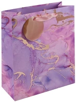 Clairefontaine 34804-3C Dísztasak /eurowrap 21,5x25,3 cm rózsaszín márvány kép