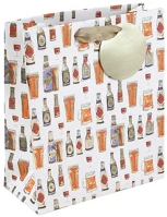 Clairefontaine 34828-3C Dísztasak /eurowrap 21,5x25,3 cm sörös üvegek kép