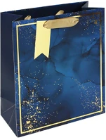 Clairefontaine 34969-3C Dísztasak /eurowrap 21,5x25,3 cm kék márvány kép