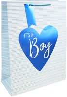 Clairefontaine 35447-1WC Dísztasak /eurowrap 33x45,5 cm it s a boy kép