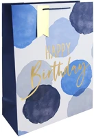 Clairefontaine 35462-1WC Dísztasak /eurowrap 33x45,5 cm kraft, kék hbd kép