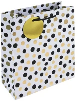 Clairefontaine 35471-3C Dísztasak /eurowrap 21,5x25,3 cm fehér, pöttyös kép