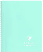 Clairefontaine 366773C Spirálfüzet  koverbook blush a/5 80 lapos pp borítású vonalas menta kép