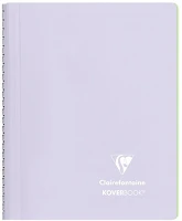 Clairefontaine 366775C Spirálfüzet  koverbook blush a/5 80 lapos pp borítású vonalas lila kép