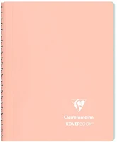 Clairefontaine 366779C Spirálfüzet  koverbook blush a/5 80 lapos pp borítású vonalas korall kép
