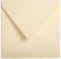 Clairefontaine 5438C Boríték  pollen 14x14 cm enyvezett krém kép