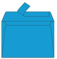 Clairefontaine 5551C Boríték  pollen 9x14 cm szilikonos türkizkék kép