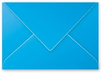 Clairefontaine 5552C Boríték  pollen lc/5 enyvezett türkizkék kép