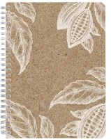 Clairefontaine 83545C Spirálfüzet  jeans & cocoa a/5 74 lapos, vonalas, cocoa motívum, vegyes kép