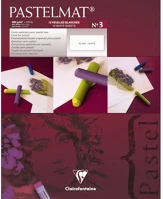 Clairefontaine 96028C Művészeti rajztömb  pastelmat n°3 24x30 cm 12 lap 360g vegyes színek kép