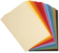 Clairefontaine 960452C Művészeti rajzpapír  tulipe a/4 24 lap 160g vegyes élénk színek kép