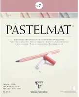 Clairefontaine 96053C Művészeti rajztömb  pastelmat n°7 24x30 cm 12 lap 360g vegyes színek kép