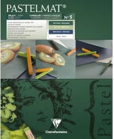 Clairefontaine 96114C Művészeti rajztömb  pastelmat n°5 24x30 cm 12 lap 360g vegyes színek kép