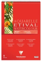 Clairefontaine 96427C Művészeti rajztömb  etival classic grain a/3 10 lap 300g spirálos fehér szemcsés kép