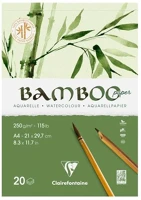 Clairefontaine 975919C Művészeti rajztömb  bamboo a/4 20 lap 250g álló akvarell technikához kép