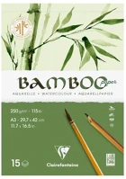 Clairefontaine 975920C Művészeti rajztömb  bamboo a/3 15 lap 250g álló akvarell technikához kép