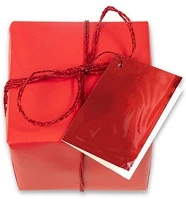 Clairefontaine X-25614-GTC Ajándékkísérő kártya  piros 20 db/csomag kép