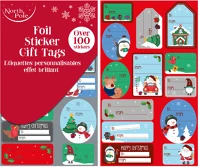 Clairefontaine X-34619-GTC Eurowrap karácsonyi, gyerek vegyes minták 100 db/csomag kép