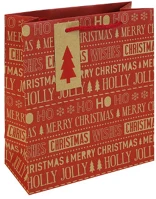 Clairefontaine X-36045-3C Dísztasak /eurowrap 21,5x25,3 cm holly jolly kép