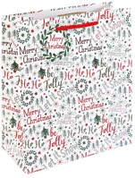 Clairefontaine X-36115-3C Dísztasak /eurowrap 21,5x25,3 cm merry xmas kép