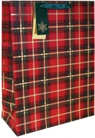 Clairefontaine X-36154-1WC Dísztasak /eurowrap 33x45,5 cm karácsonyi kockás kép