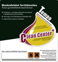 Clean center 1802 Tempo kísérőmatrica kép