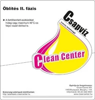 Clean center DA503XSZHT4821OBL Öblítés ii. kísérőmatrica kép