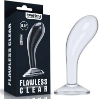 Clear 6.0&#039;&#039; 6.0&#039;&#039; flawless  prostate plug