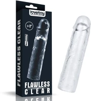 Clear H05LVTOY00449 Flawless  penis sleeve add 2'' kép