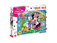 Clementoni 23708 Minnie kis segítői maxi puzzle, 104 db (23708)