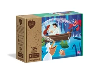 Clementoni 267639 Disney hercegnők ariel, a kis hableány 104 db-os puzzle