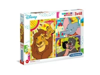 Clementoni 267698 Disney klasszikusok 3x48 db-os puzzle