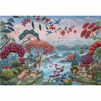 Clementoni 32571 A békés dzsungel puzzle 2000 db-os (32571)