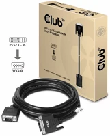 Club 3d 28AWG, 1600X1200 60HZ Kábel - cac-1243 (dvi-a to vga m/m, 3 m, 28awg, 1600x1200 60hz) kép