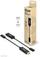 Club 3d CAC-1333 Hdmi to usb type-c adapter cable black kép
