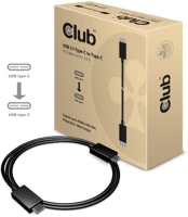 Club 3d CAC-1522 Usb3.1 type c - usb3.1 type c 0,8m kábel black kép