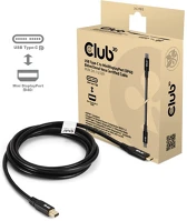 Club 3d CAC-1561 Kábel -  (usb-c to minidisplayport 2.1, dp40 bidirectional, 2m, 8k30hz) kép