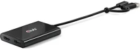 Club 3d CSV-1475 2-portos usb-c/a video splitter fekete kép