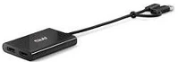 Club 3d CSV-1478 2-portos displayport 1.2 video splitter fekete kép