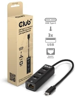 Club 3d CSV-1549 1gb/s usb-c rj45 hálózati adapter kép