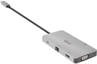 Club 3d CSV-1594 9-port 100w usb-c dokkoló ezüst kép