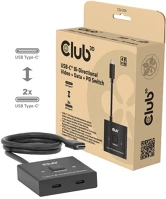 Club 3d CSV-2511 Usb hub -  (usb-c to 2xusb-c, bidirectional, 100w pd, 8k60hz/4k120hz) kép