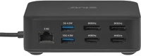 Club 3d CSV-2542 Quad displaylink 12-port 100w usb-c dokkoló fekete kép